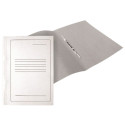 Fast binder SMLT A4 cardboard with metal clip white (Delo)