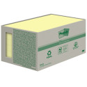 Note paper 38x51mm POST-IT Recycled 653RY yellow 6x100 sheets