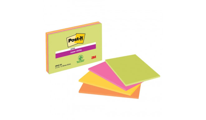 Note paper 200x149mm A5 POST-IT 6845 Super Sticky 4x45 sheets