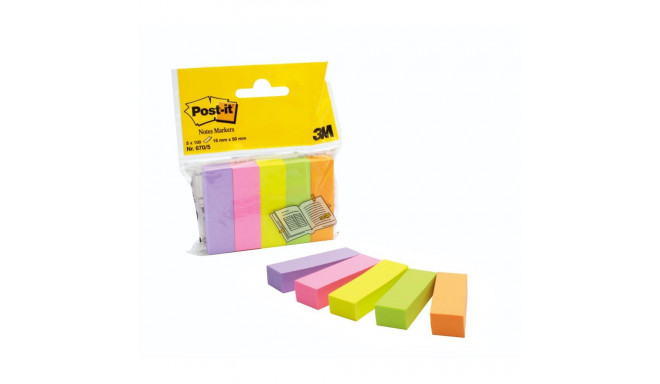 Järjehoidja paberist 15 x 50mm POST-IT 670 5 värvi