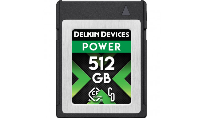 Delkin CFexpress 4.0 Power R3650/W3240/SW820 512GB