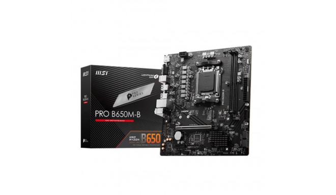 MSI PRO B650M-B motherboard AMD B650 Socket AM5 micro ATX