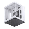 Jonsbo TK-1 2.0 Micro-ATX Case, Tempered Glass - white