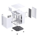 Jonsbo TK-1 2.0 Micro-ATX Case, Tempered Glass - white