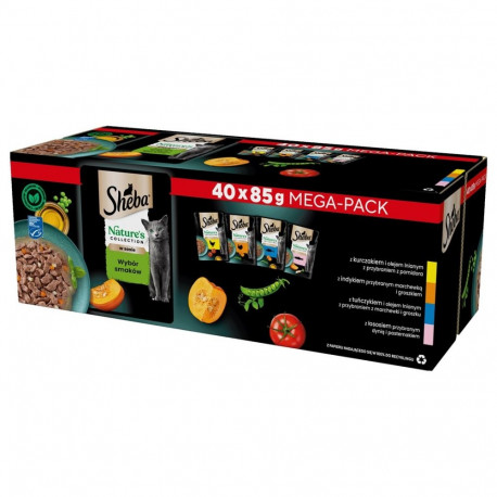 SHEBA Nature's Collection Mix märg kassitoit 40x85g