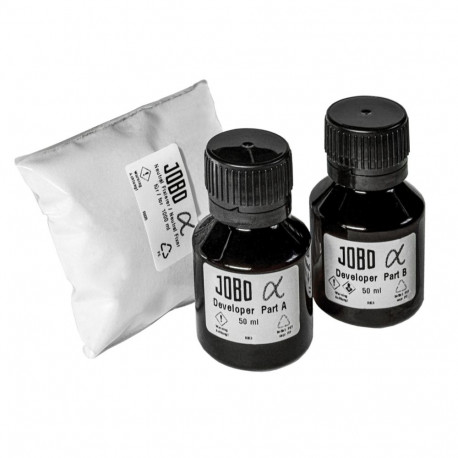 Jobo mustvalge ilmuti alpha väike testkomplekt