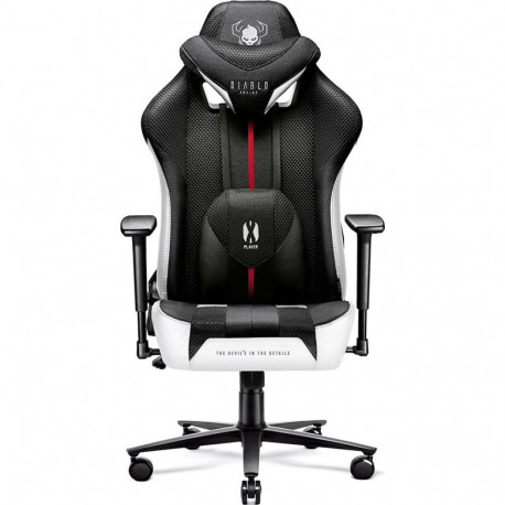 Diablo Chairs X-PLAYER 2.0 tavaline suurus must ja valge