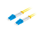FIBER OPTIC PATCHCORD SM LC/UPC-LC/UPC DUPLEX 3M LSZH G657A1 3.0MM YELLOW LANBERG