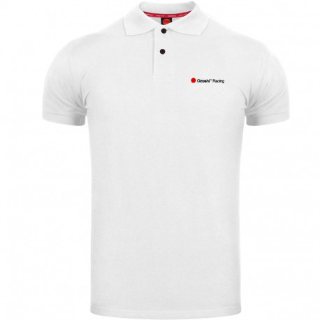 Ozoshi meeste polosärk OZ93826 XL, valge