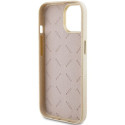 GUESS case for IPHONE 13 / 14 / 15 GUHCP15SPGMCSD (Glitter Glossy Script) gold