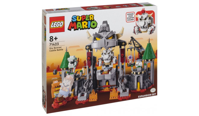 LEGO Super Mario 71423 - Dry Bowserin taistelu linnassa ‑laajennussarja