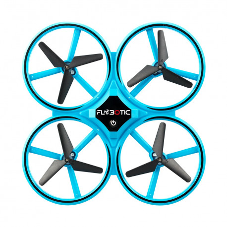 Flybotic vilkuv kaugjuhitav droon, sinine