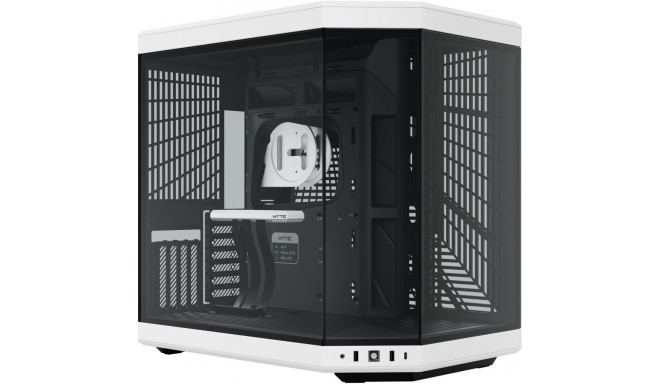 HYTE Y70 , tower case (black/white, tempered glass)