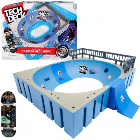 Tech Deck - Mega Bowl (mit einem Fingerboard)