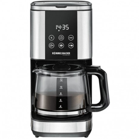 Rommelsbacher Sunny FKM 1000, filter machine (stainless steel/black, incl. glass jug)