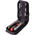 Wiha socket and bit set 1/4, 40 pieces (with ratchet and plug-in handle)