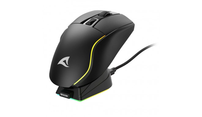 Sharkoon SKILLER SGM50W (black, including charging station)