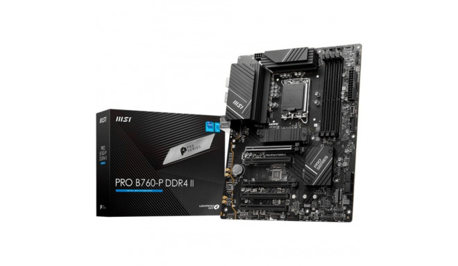 MSI emaplaat PRO B760-P II, must