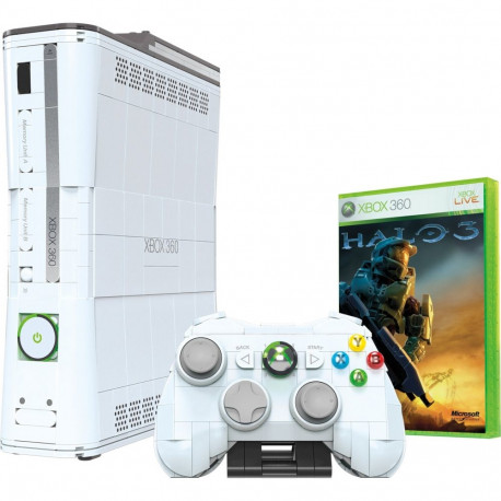 MEGA mängukomplekt Microsoft Xbox 360 valgustusega kollektsionääridele (1342 osa)