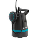 GARDENA clear water submersible pump 8600 BASIC, submersible / pressure pump (black/turquoise, 400 w