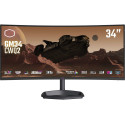 Cooler Master GM34-CWQ2, LED monitor - 34 - black, UWQHD, VA, curved, quantum dot, 180Hz panel