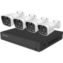 Foscam FNA 108 E B4 2T, set (black/white, FNA108E 8-channel NVR, 4x V8EP camera)