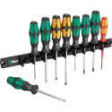 Wera 9650 magnetic strip Kraftform screwdriver set, 9 pieces