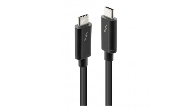 Lindy Thunderbolt 3 Cable, 20 Gbit/s, passive (black, 1 meter)