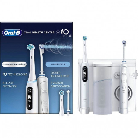 Braun Oral-B iO6 & OxyJet Adult Rotating-oscillating toothbrush White