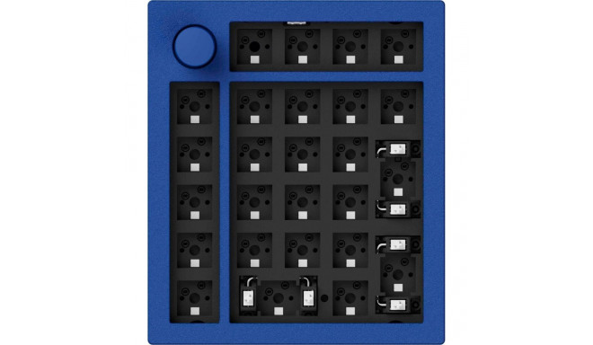Keychron Q0+ Barebone, numeric keypad (blue, hot swappable, aluminum frame, RGB, knob)