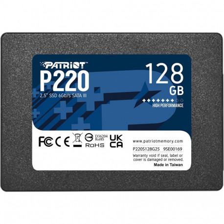 P220 128GB (SATA III 6Gb/s, 2,5"), must