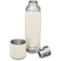 Klean Kanteen thermos bottle TKPro-TF vacuum insulated, 1,000ml (white, with Pour Through Cap)