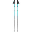 Black Diamond Womens Distance Carbon FLZ Trekking poles, fitness equipment (turquoise, 1 pair, 95-11