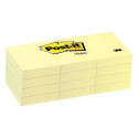 Märkmepaber 38x51mm POST-IT 653 kollane 3x100 lehte
