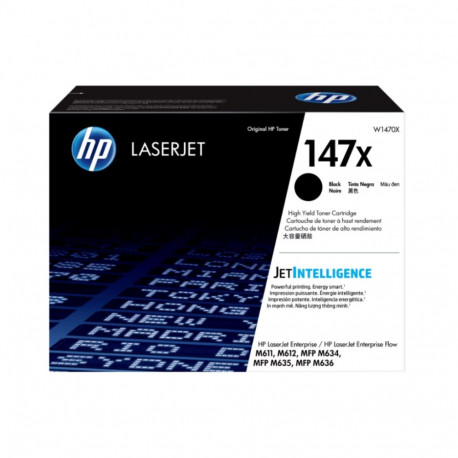 Toner cartridge HP 147X (W1470X) black