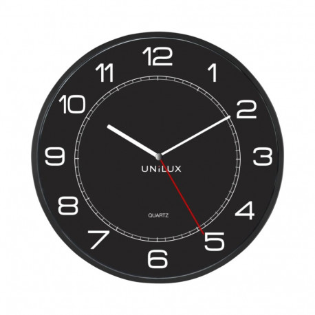 Wall clock UNILUX Mega 57.5cm black