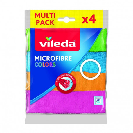 Set of microfiber cloths VILEDA multi-pack 4 pcs/pk