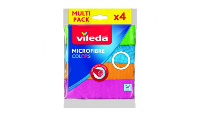 Set of microfiber cloths VILEDA multi-pack 4 pcs/pk