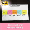 Wet paper 76x76mm POST-IT Z-notes R330 yellow 12x100 sheet