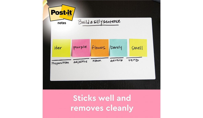 Wet paper 76x76mm POST-IT Z-notes R330 yellow 12x100 sheet