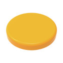 Magnet yellow - 32 mm, holding power 8N, height 7 mm, 4 magnets per blister card