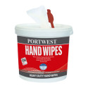 Cleaning wipes moistened disinfecting PORTWEST Heavy Duty 150 pcs in a jar