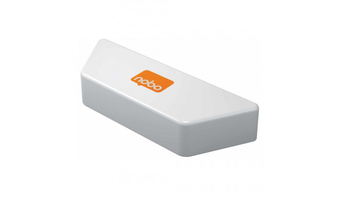 Tahvlipuhastaja magnetiga NOBO valge vahetatavate viltpatjadega