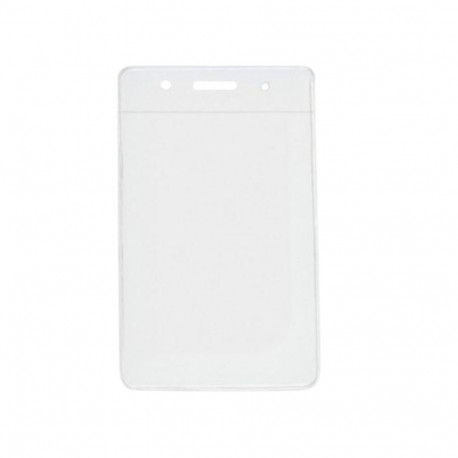 Name tag holder 54x86mm vertical PVC