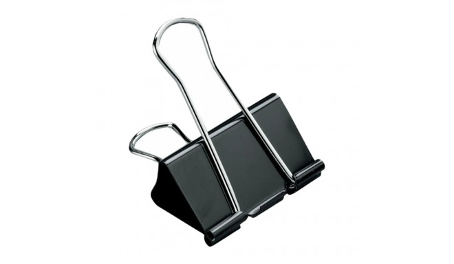 Paper clip 19mm black 12 pcs in a box