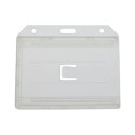 Transparent card holder for up to 3 cards