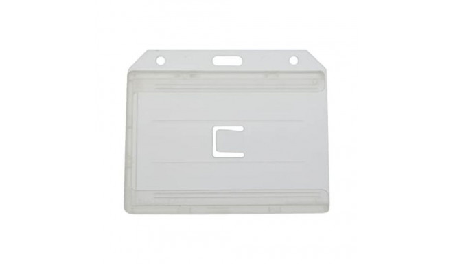 Transparent card holder for up to 3 cards