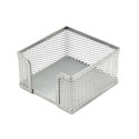 Notebook holder for desk FORPUS 10.5x10.5cm metal silver