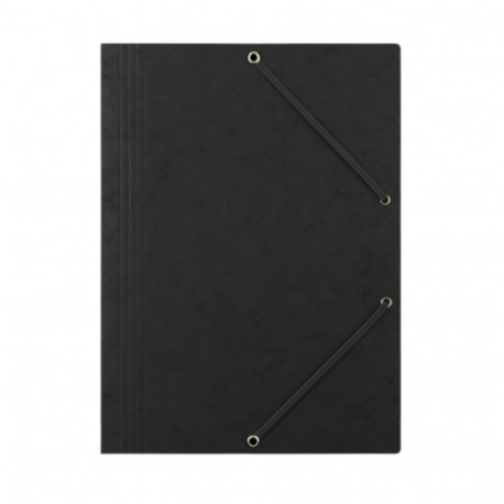 Document box, pressboard, A4, DONAU "Premium", black
