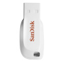 SanDisk flash drive 16GB Cruzer Blade, white